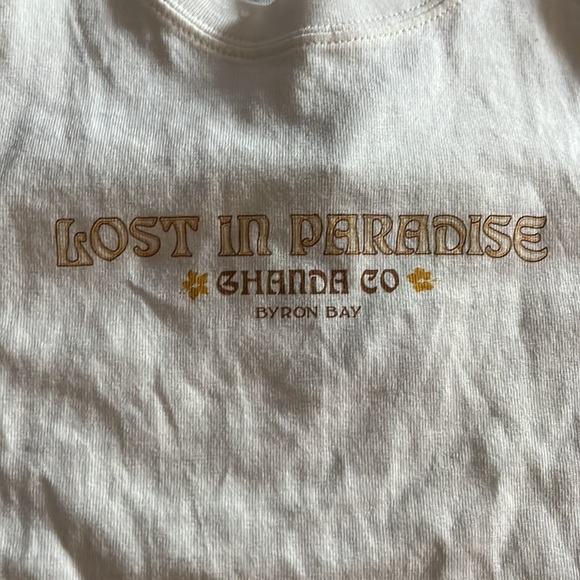 Girls Ghanda Tee. Aussie Favorite! Size K5-6. Cream Colored. NWT. - Picture 2 of 3